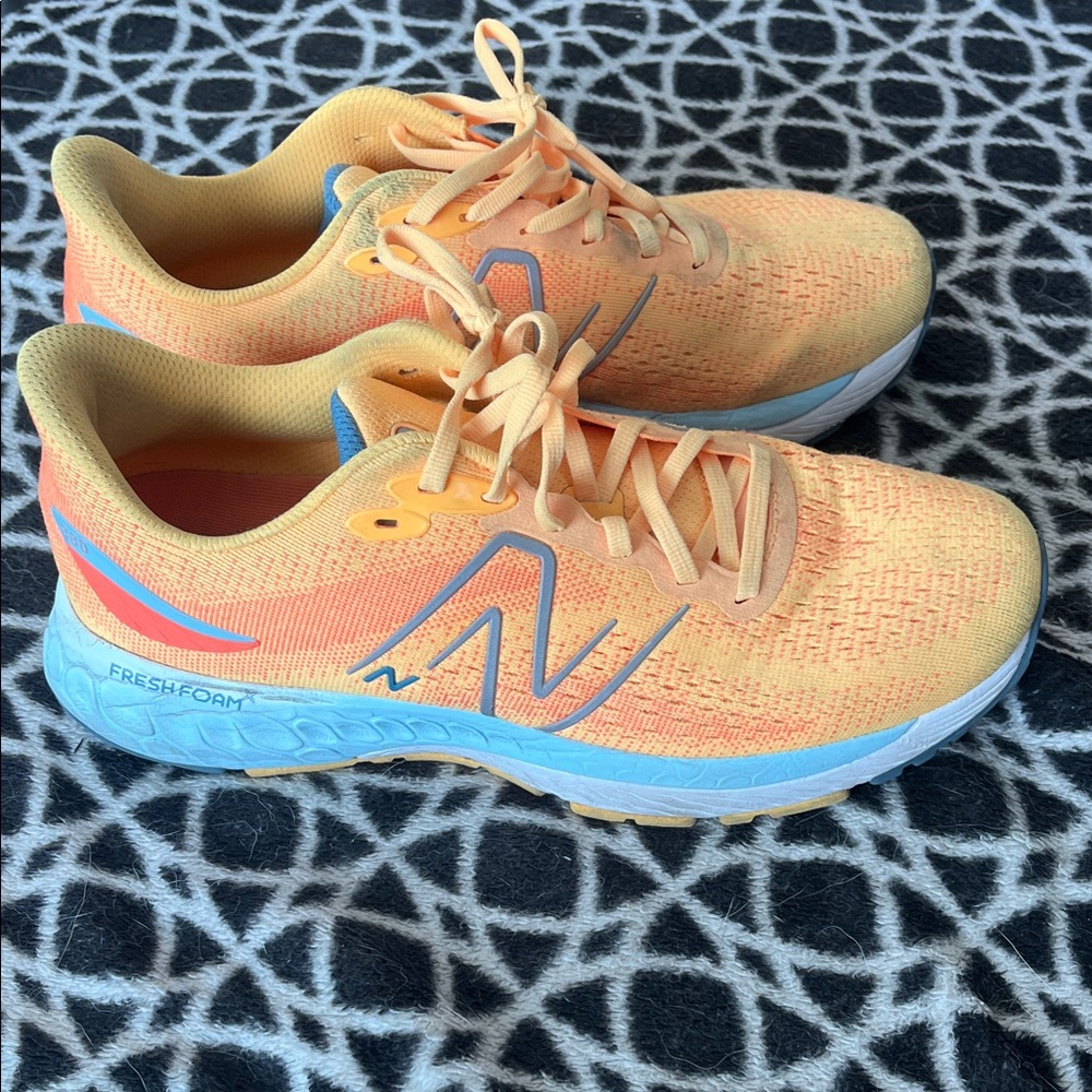 New Balance Orange Athletic Shoes